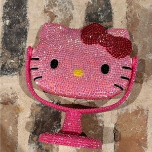 Hello Kitty Pink Rhinestone Mirror